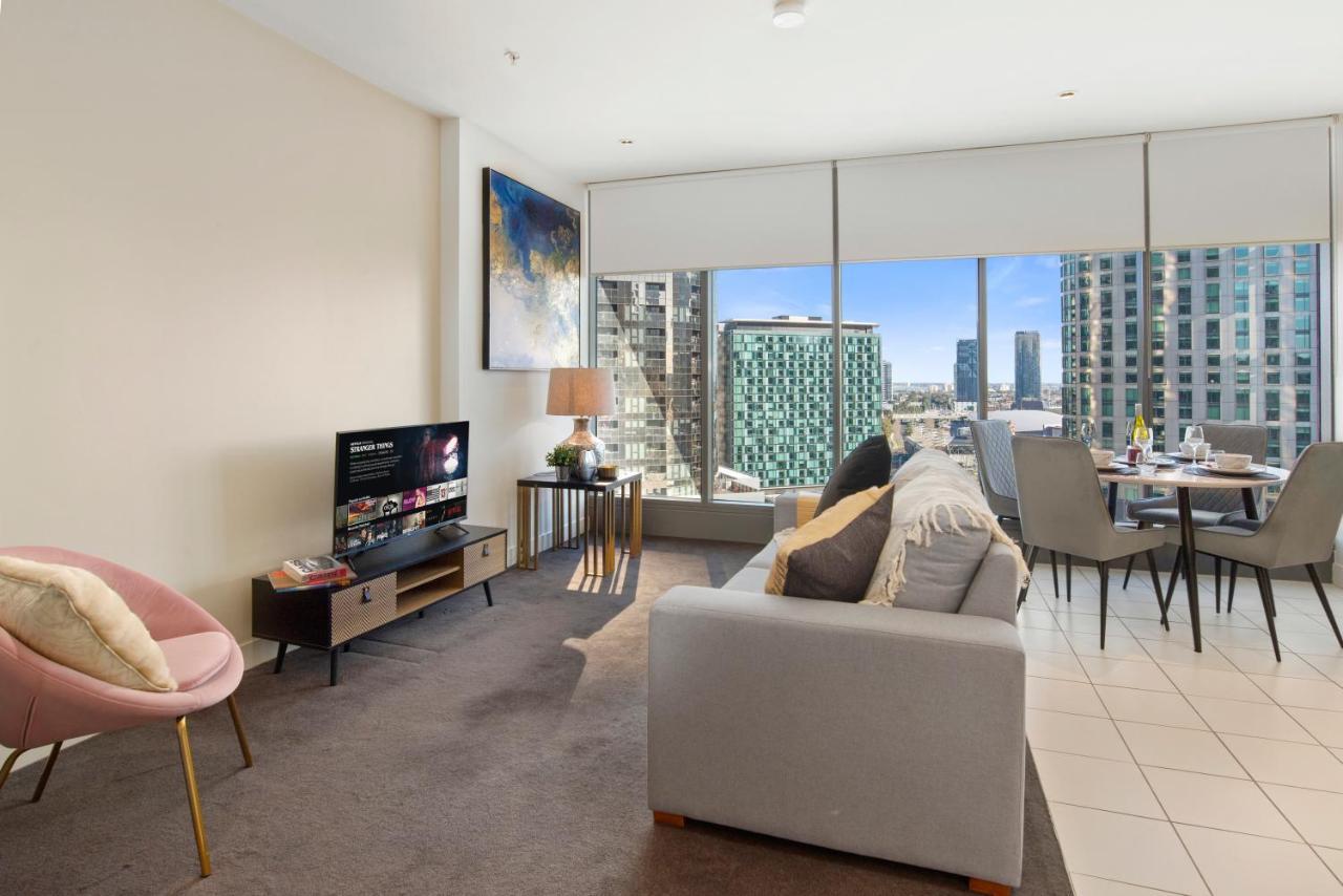 Sophisticated Designer Condo W River & City Views ملبورن المظهر الخارجي الصورة