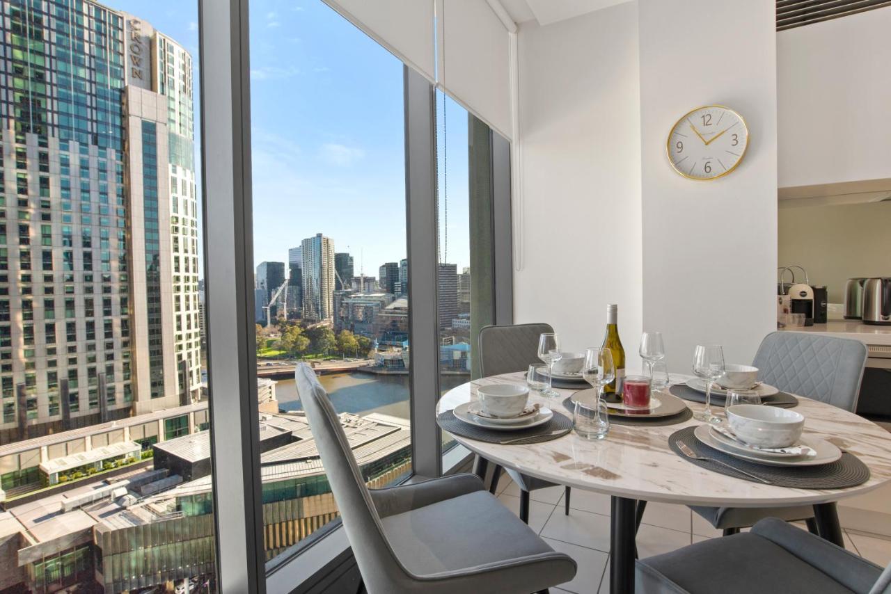 Sophisticated Designer Condo W River & City Views ملبورن المظهر الخارجي الصورة